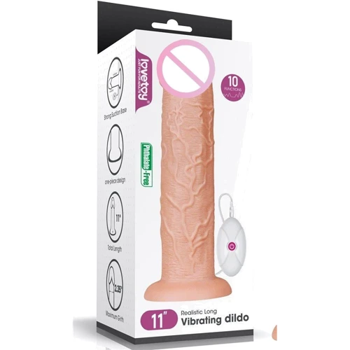 Реалистичный вибратор LoveToy Realistic Long Vibrating Dildo Flesh 11'': Для кого Для женщин