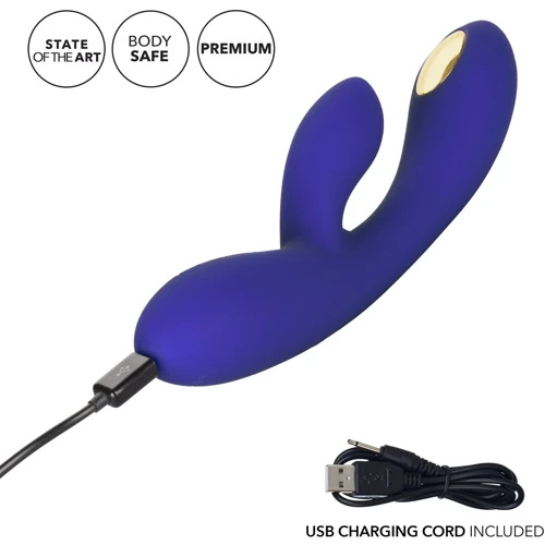 CalExotics Impulse Estim Dual Wand электростимулятор кролик с вибрацией, 12x3.25 см фото 3