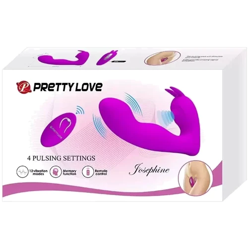 Мультифункціональний вібростимулятор із ДУ Pretty Love Josephine Violet, BI-014843W: Для кого Для женщин