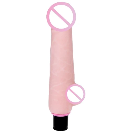 Вибратор The Realistic Cock Vibrator Flesh 24 см