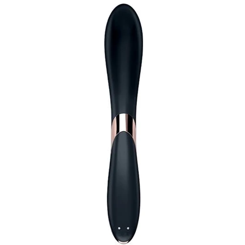 Вібратор із перловою стимуляцією точки G Satisfyer Rrrolling Explosion Black: Тип і форма Вибромассажер