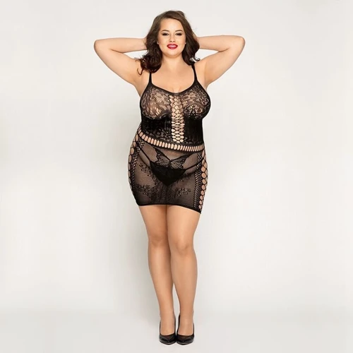 Сукня сітка JSY P81168 Plus Size: Розмір Универсальный