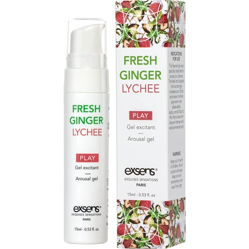 Стимулюючий гель EXSENS Kissable Fresh Ginger Litchi 15мл