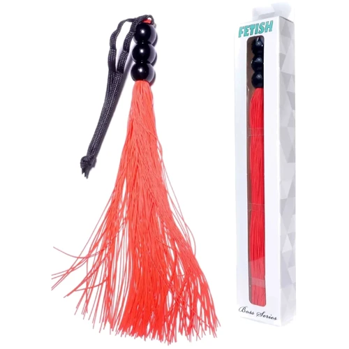 Силіконовий флогер Fetish Boss Series - Silicone Whip Red 10" (BS6100038)