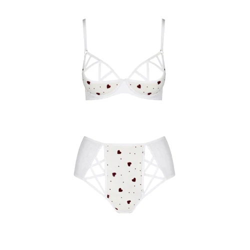 Еротичний комплект Passion LOVELIA BIKINI white S / M: Матеріал поліестер