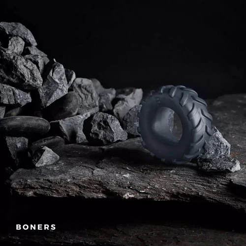 Эрекционное кольцо Boners Tire Cock Ring - Grey: Производитель Boners