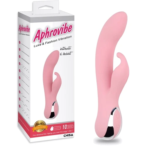 Вибратор Chisa Aphrovibe Intimate G Rabbit Рink: Длина, см 18