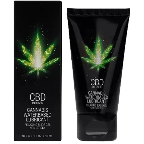 Универсальный лубрикант Shots - CBD Cannabis Waterbased Lubricant, 50 ml