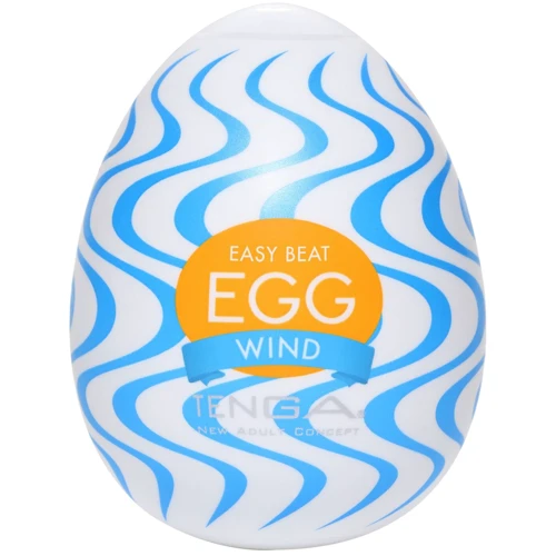 Мастурбатор-яйце Tenga Egg Wind із зигзагоподібним рельєфом