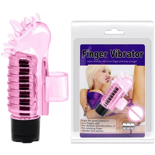 Насадка на палець LYBAILE Finger Vibrator Pink 7.6 см