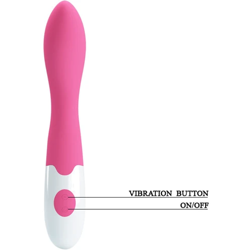 Вибратор для точки G Pretty Love Bishop Vibrator Pink: Тип управления Кнопочное