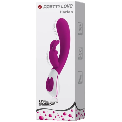 Вибратор Pretty Love Harlan Vibrator Purple: Тип управления Кнопочное