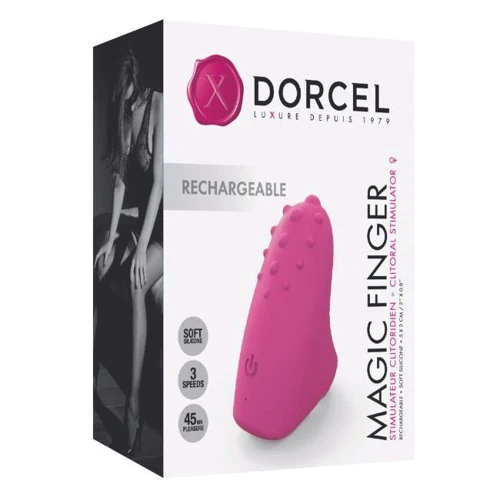 Вибратор на палец Dorcel MAGIC FINGER Rose перезаряжаемый, 3 режима работы: Тип и форма Мини-вибраторы