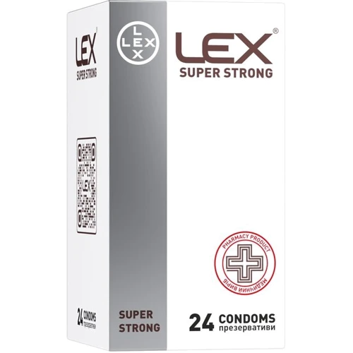 Презервативи LEX Super Strong, 24 шт