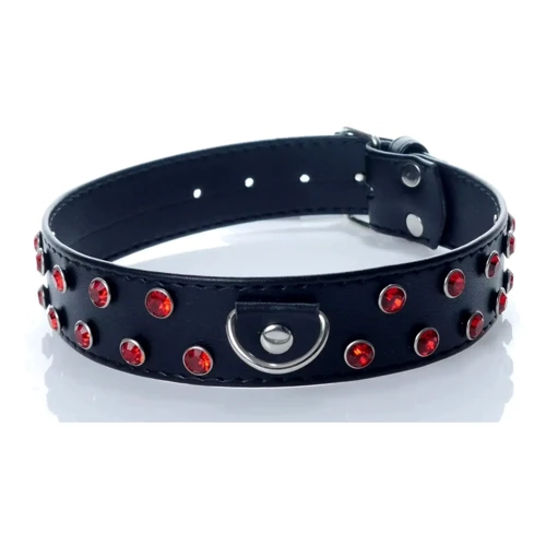 Нашийник із кристалами Fetish Boss Series - Collar Red Crystal (BS3300122)