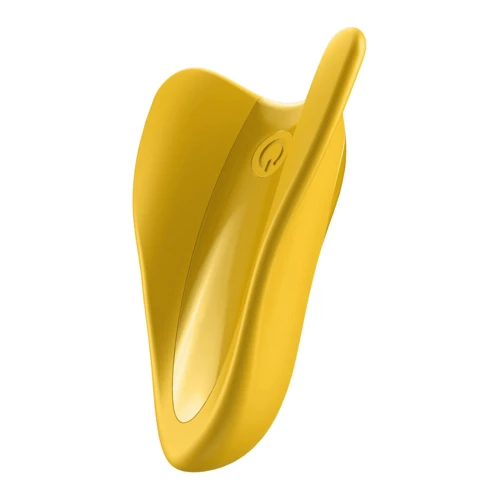 Вибратор на палец Satisfyer High Fly Yellow: Тип управления Кнопочное