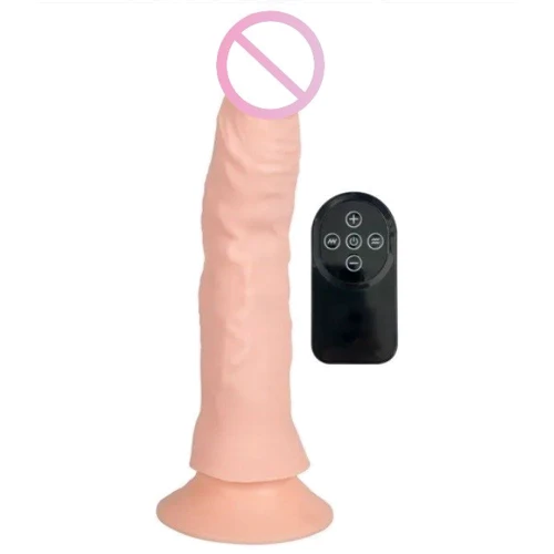 Вибратор на присоске Orion Nature Skin Bendable RC Vibrator