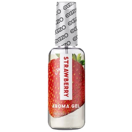 Оральный гель-лубрикант EGZO AROMA GEL - Strawberry, 50 мл