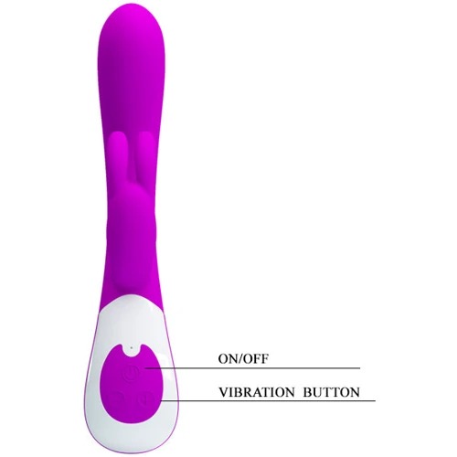 Вибратор Pretty Love Harlan Vibrator Purple: Диаметр, см 3.5