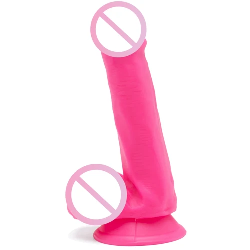 Toy Joy Get Real Happy Dicks Dildo 6 In w.Balls фалоімітатор з мошонкою і присоскою, 15х3,5 см, рожевий