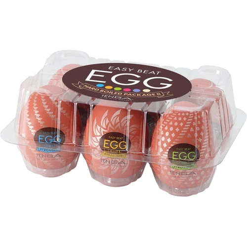 Набор мастурбаторов-яиц Tenga Egg Hard Boilded II Pack (6 яиц): Глубина, см 7