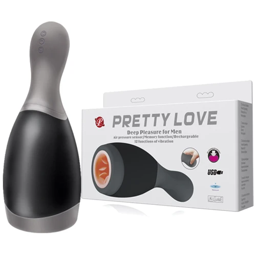 Мастурбатор з вібрацією Pretty Love - Deep Pleasure for Men, BM-00900T43