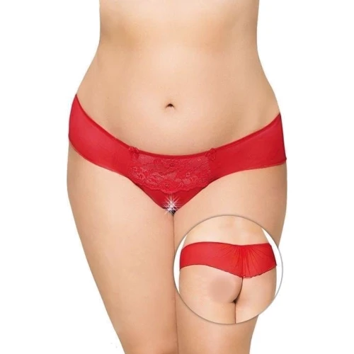 Жіночі стрінги SoftLine G-String 2433, Plus Size, XXL (red)