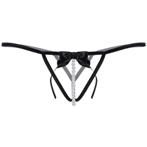 Жіночі стрінги SoftLine G-String Black, S-L (2356): Застосування На попу