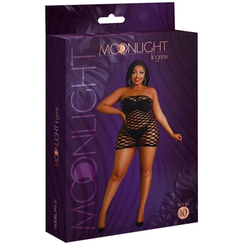 Платье Moonlight Lingerie Model 01 Plus Black: Размер Универсальный