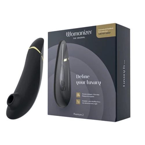 Вакуумний кліторальний стимулятор Womanizer Premium 2 Black