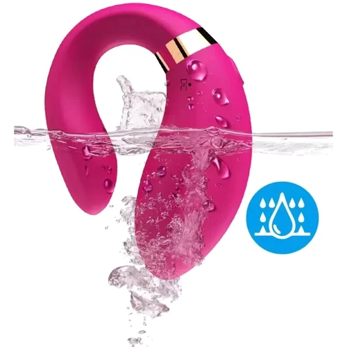 Вібромасажер для пар Boss Series з пультом дистанційного керування - Couple Vibrator Pink USB 9 Function (BS5200030) фото 7