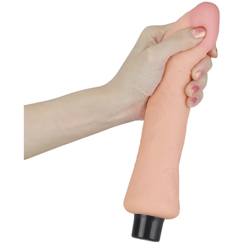 Реалистичный вибратор LoveToy Real Softee Vibrator Flesh 9": Тип управления Поворотное реле