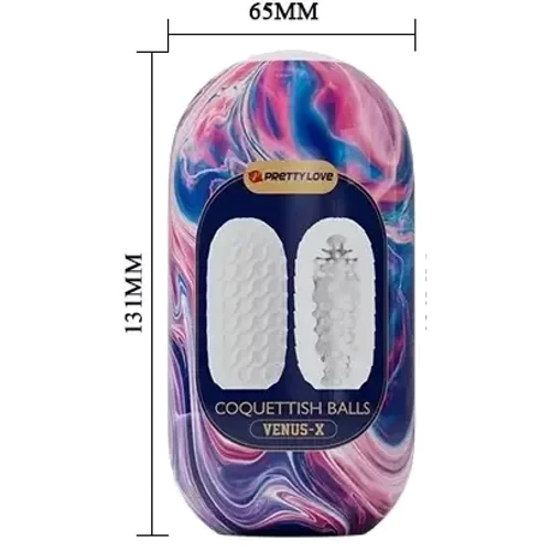 Мастурбатор яйцо Pretty Love - Coquettish balls VENUS-X (BI-014932-2): Назначение Карманный