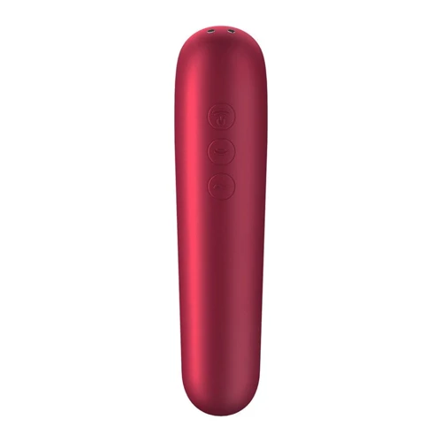 Смарт вибратор и вакуумный стимулятор 2-в-1 Satisfyer Dual Love Pink: Тип и форма Смарт-вибратор