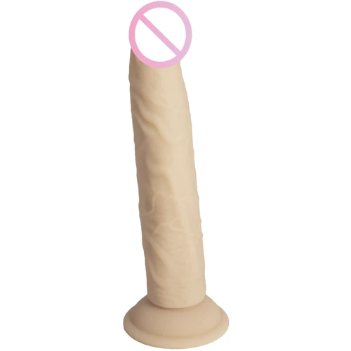 Фалоімітатор Naked ADDICTION 9" Silicone Dual Density Bendable Dildo - Vanilla