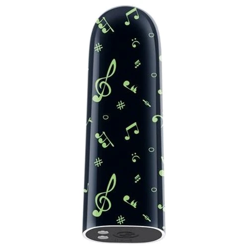 Кліторальний вібратор LoveToy Music Massager Glow In The Dark