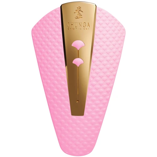 Кліторальний вібратор Shunga Obi Light Pink