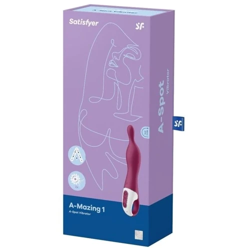 Вібратор для точки А Satisfyer A-Mazing 1 Berry: Призначення Вагінальні