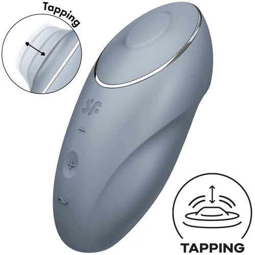 Вибратор Satisfyer Tap & Climax 1 Bluegrey фото 7