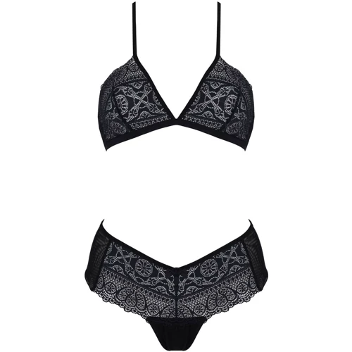 Комплект ECO Passion KERRIA BIKINI black S/M: Материал Полиамид