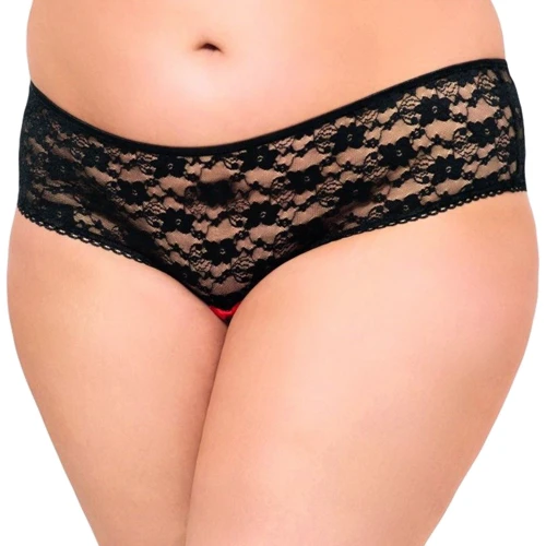 Жіночі стрінги SoftLine String 2470 Plus Size, XXL (black)