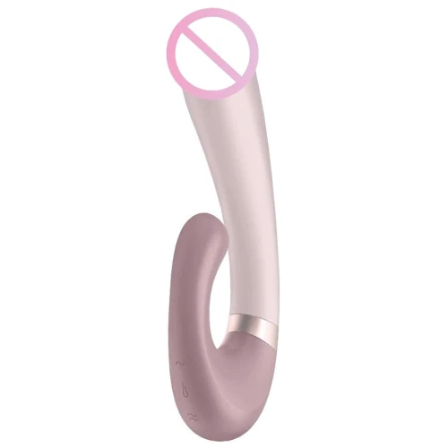 Смарт вибратор кролик с подогревом Satisfyer Heat Wave Mauve