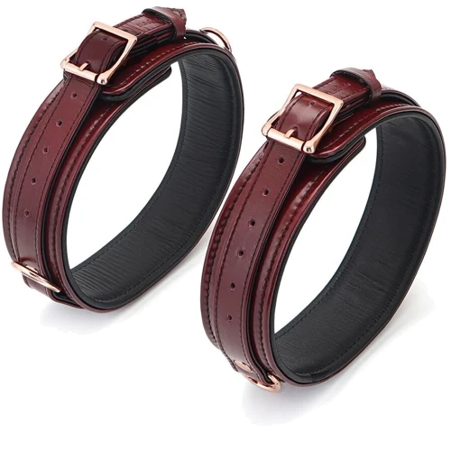 Наручники Liebe Seele Wine Red Thigh Cuffs S Size фото 5