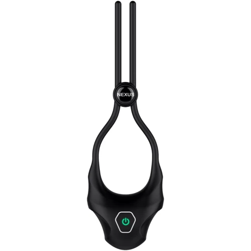 Эрекционное кольцо Nexus FORGE Vibrating Adjustable Lasso Black