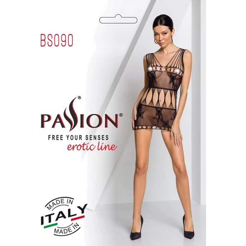 Бодістокінг Passion BS090 black: Фасон Бесшовные