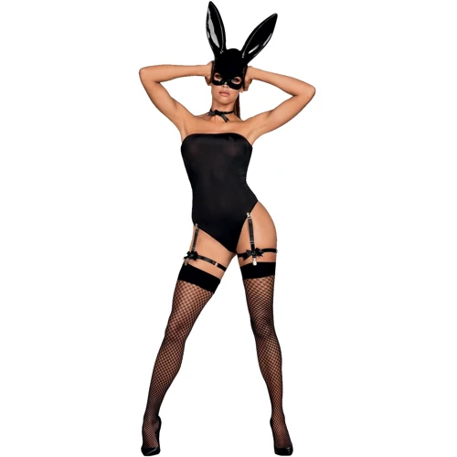 Костюм зайчика Obsessive Bunny black L/XL