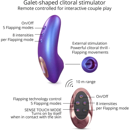 Вакуумний кліторальний стимулятор Love To love Dreamer - Іridescent Nnight: Тип управління На дистанционном управлении