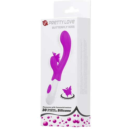 Вибратор Pretty Love Butterfly Kiss Vibrator: Диаметр, см 3.1