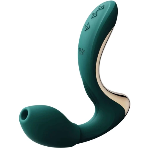 Вібратор-пульсатор з вакуумной насадкой Zalo – Talis G-Spot PulseWave Vibrator Turquoise Green: Призначення Для точки ДЖИ