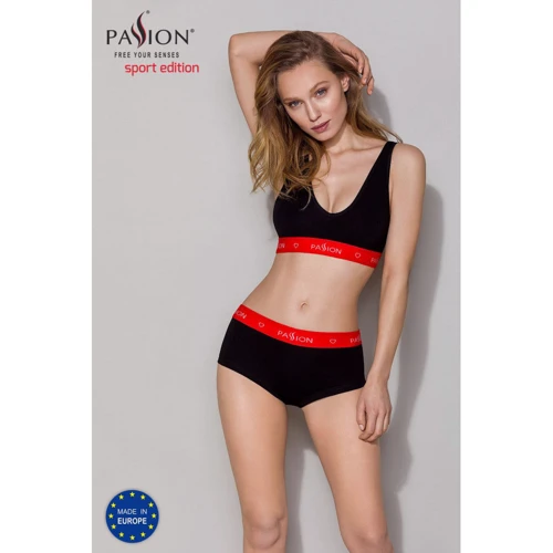 Трусики-шортики Passion PS003 PANTIES black, size XL: Вид Труси